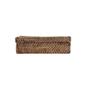 BAZAR BIZAR Rattan Classic Tissue Box Natural Brown 6 BAZAR BIZAR Rattan Classic Tissue Box Natural Brown small 6