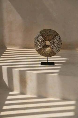 Check Decorative Figure Doh Nuts on Stand Natural White Stand Decoration 30 cm