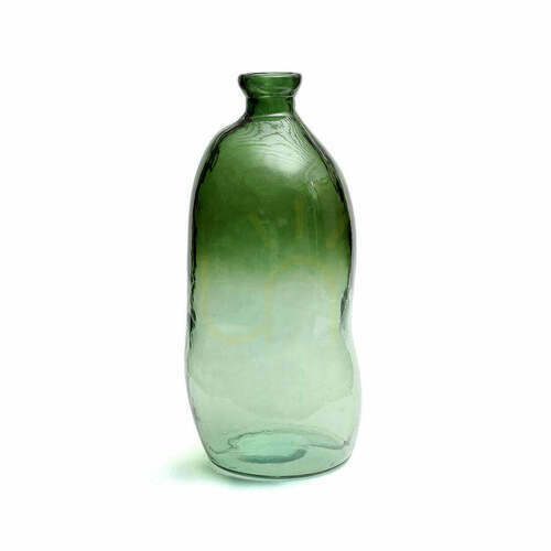 Check Glass Vase Green 73 cm Glass Collection Jinsuo