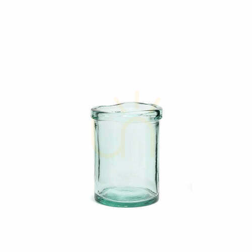 Check Blue Ceramic Vase S 20 cm