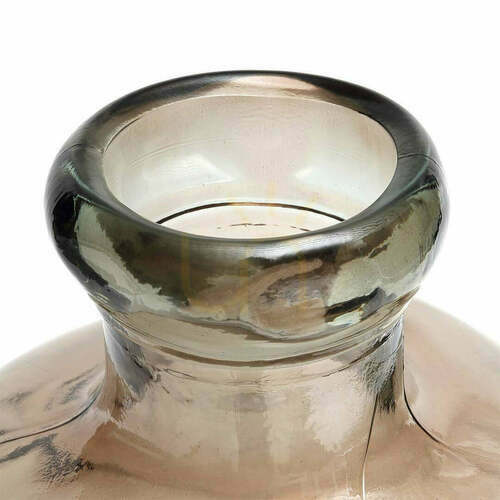 Check Glass Vase Beige 50 cm Bolai Glass Collection