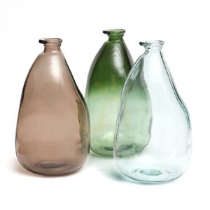 BAZAR BIZAR Shudi glass vase blue 36 cm small 5