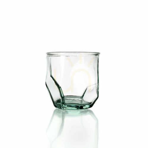 Check Origami Glass Blue 9 cm Glass Collection