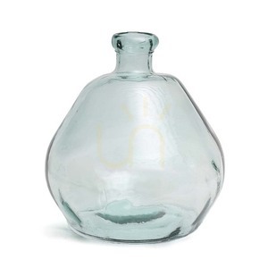 Bazar Bizar Bolai blue recycled glass vase 45×45×50 cm small 3