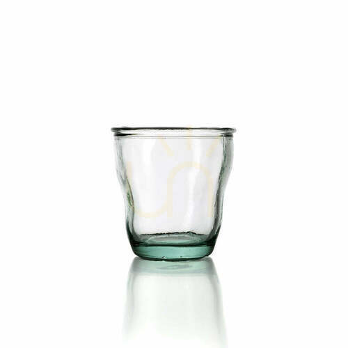 Check Blue Glass Tching 9 cm Cube