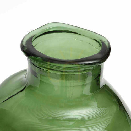 Check Glass Vase Green 31 cm Yugang Glass Collection