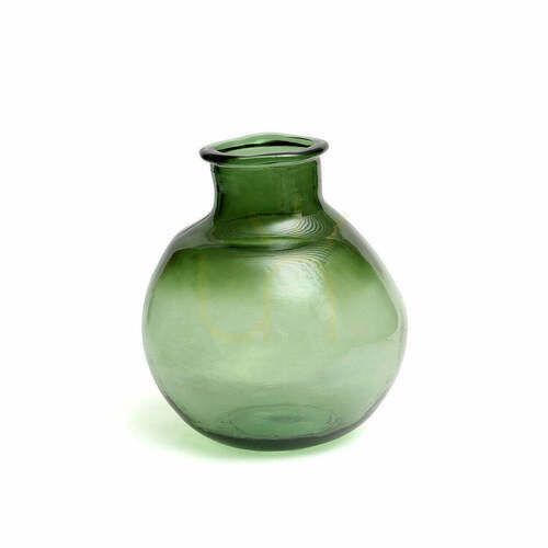 Check Glass Vase Green 31 cm Yugang Glass Collection
