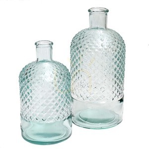 Glass Bottle Zuanshí Blue M Glass Collection 28 cm small 5