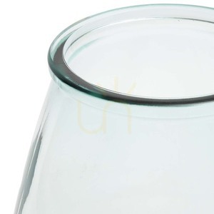 Glass Vase Blue 23 cm Qiezi Glass Collection M small 4