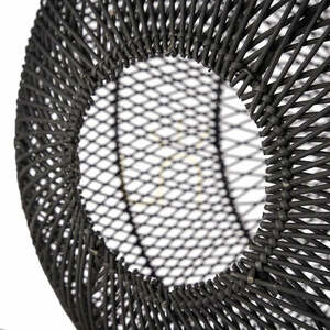 Bazar Bizar The Bubble M black rattan pendant shade 50 cm small 4