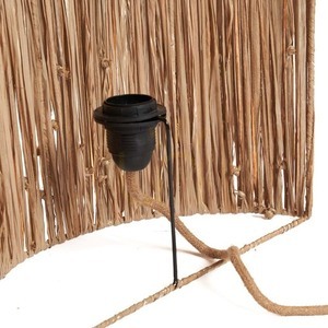 Bazar Bizar Kohei natural sisal wall light 40×15×50 cm, without cable small 4