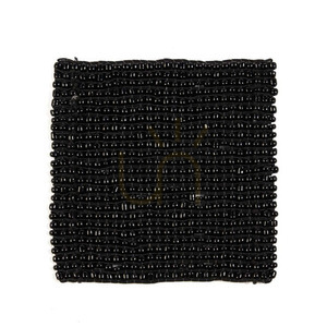 Coaster Black Perles 11x11 cm small 4