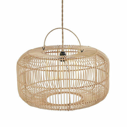 Check Pendant Light Arun Natural Large Handmade Pendant Lamp