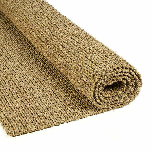 Check Sisal Carpet Natural 300x200 cm Handmade Carpets & Runners