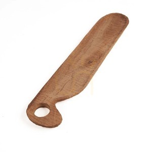 French Bread Plate Natural Teak Root Collection small 3