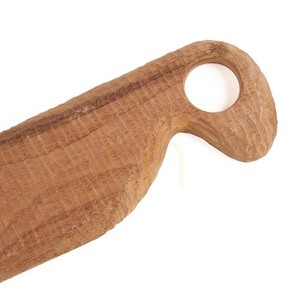 French Bread Plate Natural Teak Root Collection small 6
