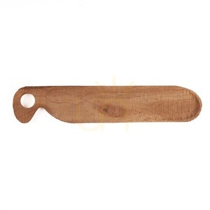 French Bread Plate Natural Teak Root Collection small 7