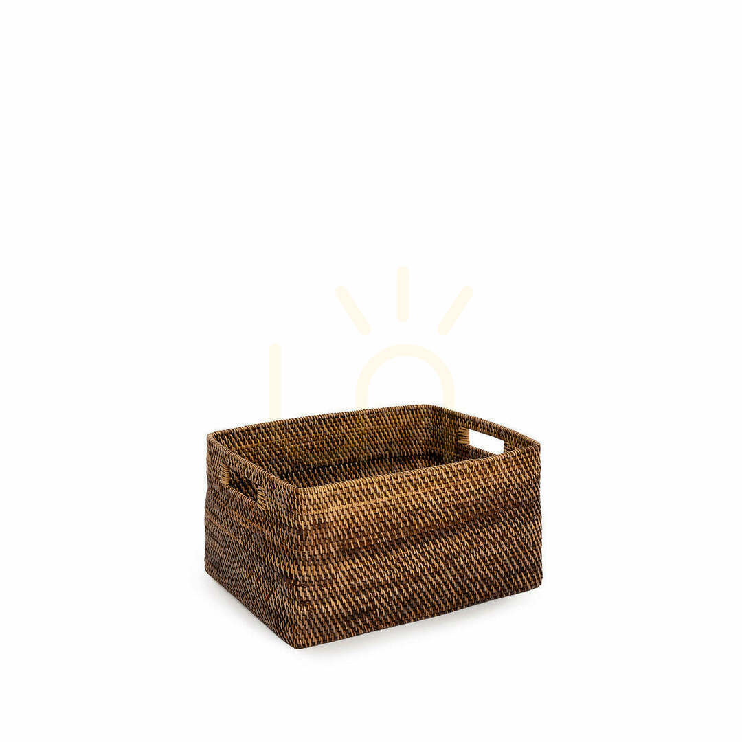 Wicker Magazine Basket Colonial Collection Natural Brown S
