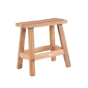 Rustic Collection Fab Rustic Natural Stool 50x50x22 cm small 6
