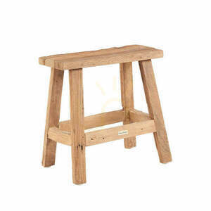 Rustic Collection Fab Rustic Natural Stool 50x50x22 cm small 0