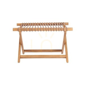 Stool BAZAR BIZAR Natural Luggage Rack Medium small 2