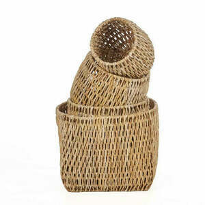 Wicker Basket Louh Louh Natural XL 55x55x41 cm small 1