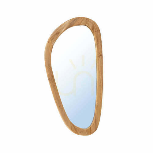 Check Organic Mirror BAZAR BIZAR Natural XL
