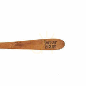 Natural Teak Ice Cream Spoon 13 cm small 1