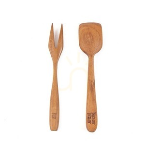 Natural Teak Ice Cream Spoon 13 cm small 5