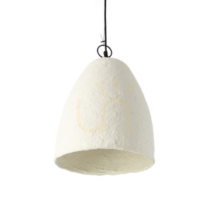 Bazar Bizar Savana S White Papier-mâché Pendant Light small 3