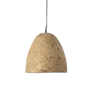 Bazar Bizar Savana Pendant Mud L, handmade papier-mâché, 40 × 42 cm small 2