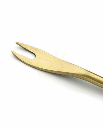 Check Olive Fork Gold L