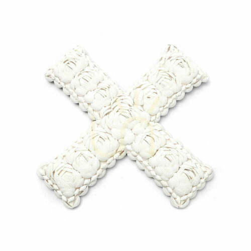 Check Decorative Shell Wall Art White 31 cm