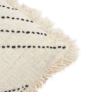 Tribal Cushion Cover Natural Black 50x50 cm small 2