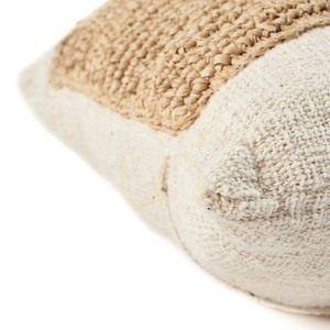 Raffia Cushion Cover Natural 50x50 cm small 2