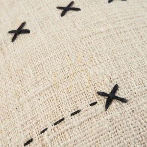 Cushion Cover Natural Black 50x50 cm small 2