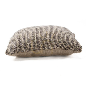 Cushion Cover Linen Grain Natural Black 50x50 cm small 4