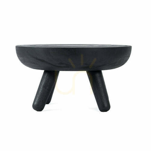 Check Coffee Table Losten Black 78.5x78.5x44 cm
