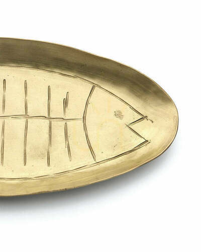 Check Fish Tray BAZAR BIZAR Dishy Fishy L