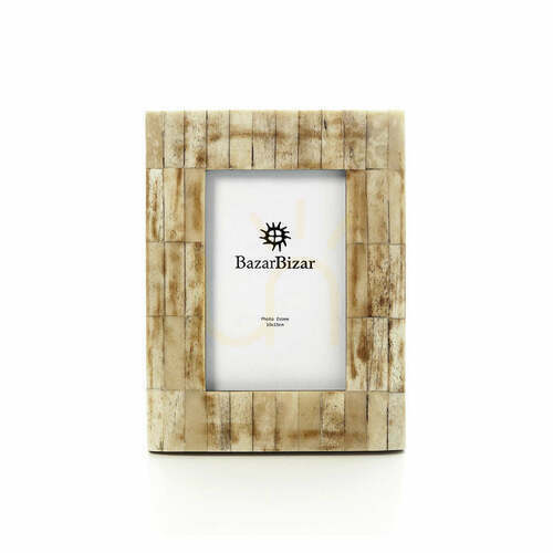 Check Handmade Antique Photo Frame 10x15cm Amber Sands