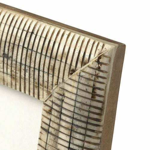 Check Photo Frame Desert Weave Antique 13x18 cm