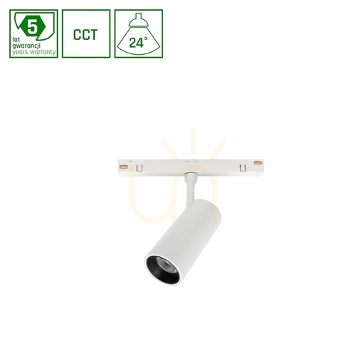 Check Reflector for Busbars System Shift CCT Spot S Directional luminaire 35x80x120mm 6W 24 St White Switch 5 Years Warranty.