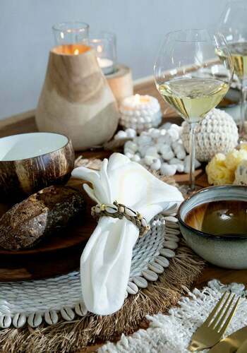 Check Shell Napkin Ring BAZAR BIZAR Best Seller