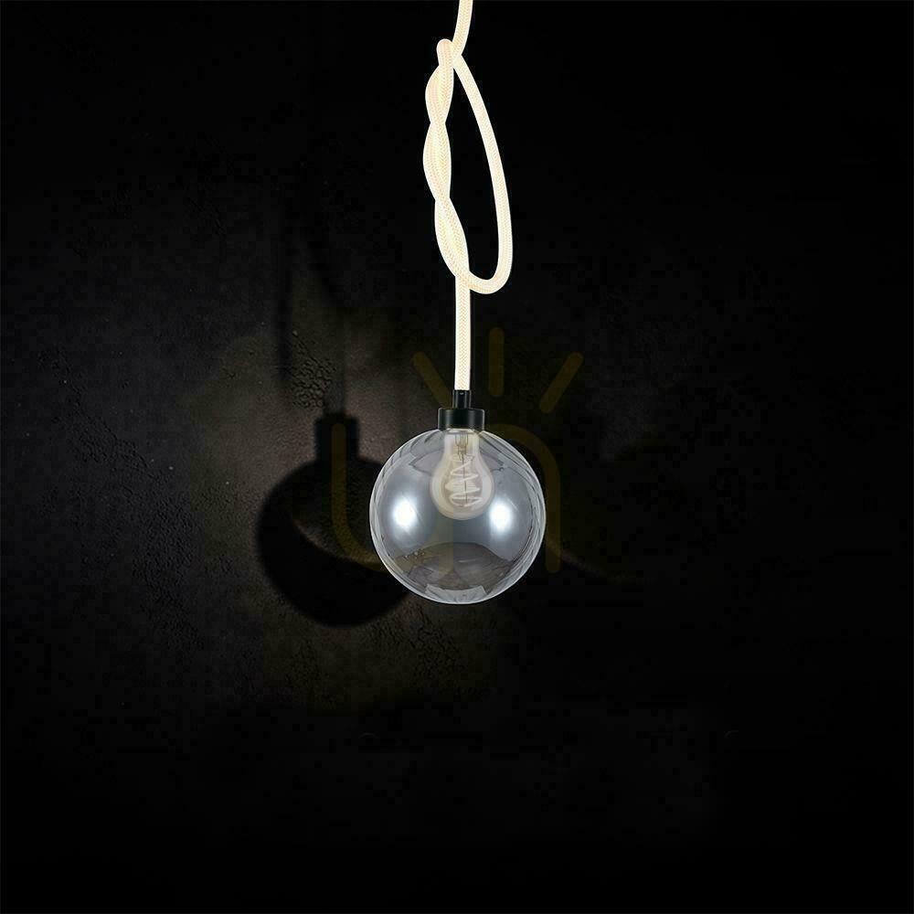 View V-TAC LED pendant luminaire 20W smoky sphere fi 23cm tied cord VT-84037 3000K 1900lm V-TAC LED pendant luminaire 20W smoky sphere fi 23cm tied cord VT-84037 3000K 1900lm