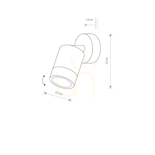 Check BLOX wall lamp 12523 Nowodvorski