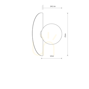 Wall lamp SATURN S 12596 Nowodvorski 5 Wall lamp SATURN S 12596 Nowodvorski small 5
