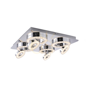TIM Plafond 14522-17 Chrome 8xLED small 6