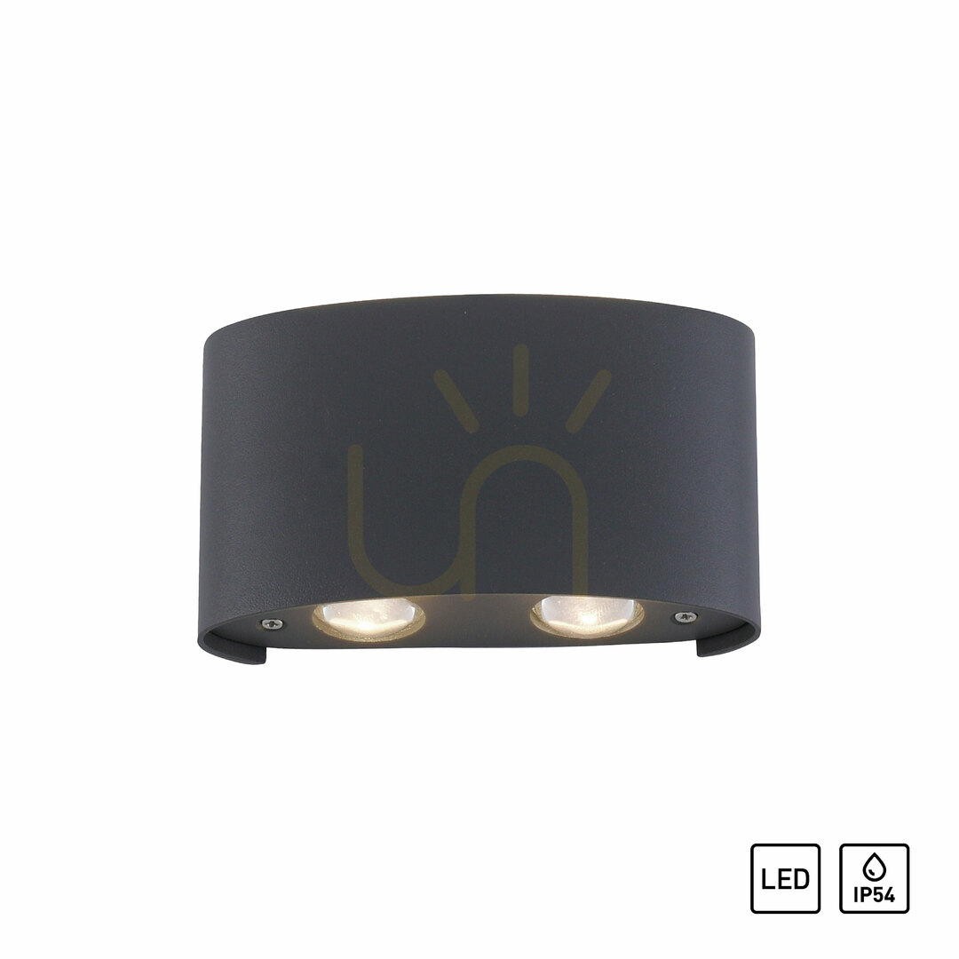 View CARLO wall lamp 9487-13 Anthracite 4xLED CARLO wall lamp 9487-13 Anthracite 4xLED