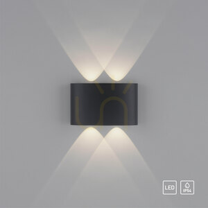 CARLO wall lamp 9487-13 Anthracite 4xLED 12 CARLO wall lamp 9487-13 Anthracite 4xLED small 12