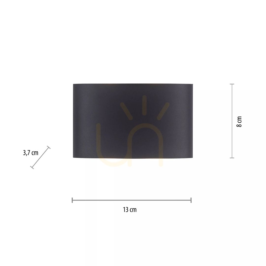 Check CARLO wall lamp 9487-13 Anthracite 4xLED CARLO wall lamp 9487-13 Anthracite 4xLED
